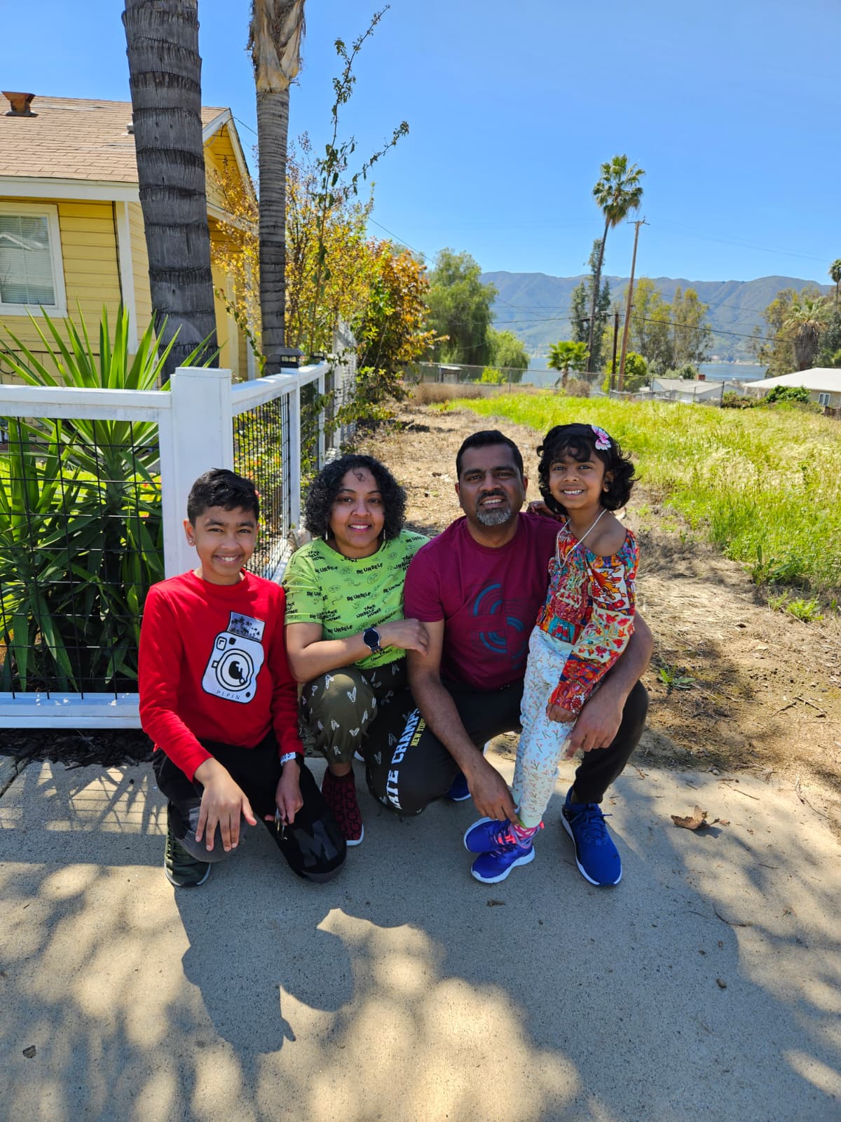 Family growing together